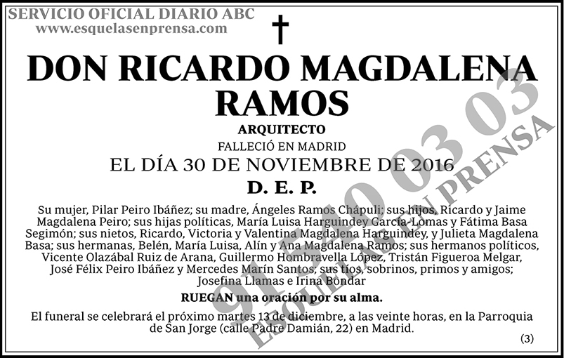 Ricardo Magdalena Ramos